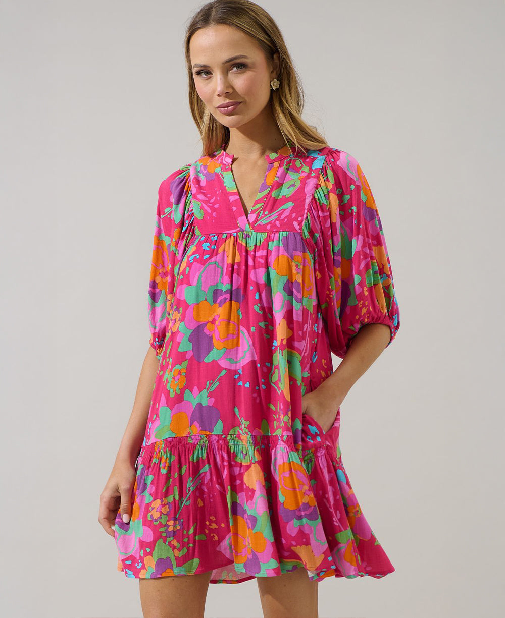 Sugarlips Himera Floral Shift Dress