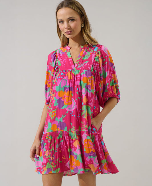 Sugarlips Himera Floral Shift Dress