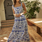 Sugarlips Rivera Tropics Emely Tiered Maxi Dress