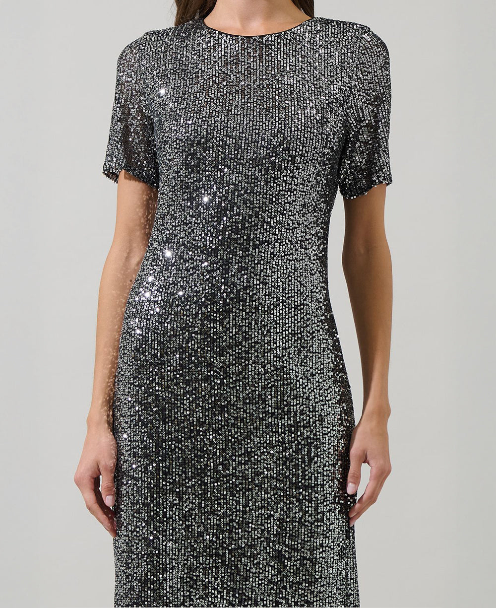 Sugarlips Willard Sequin Cosette Midi Dress