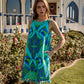 Sugarlips Blissy Tropical Trapeze Dress