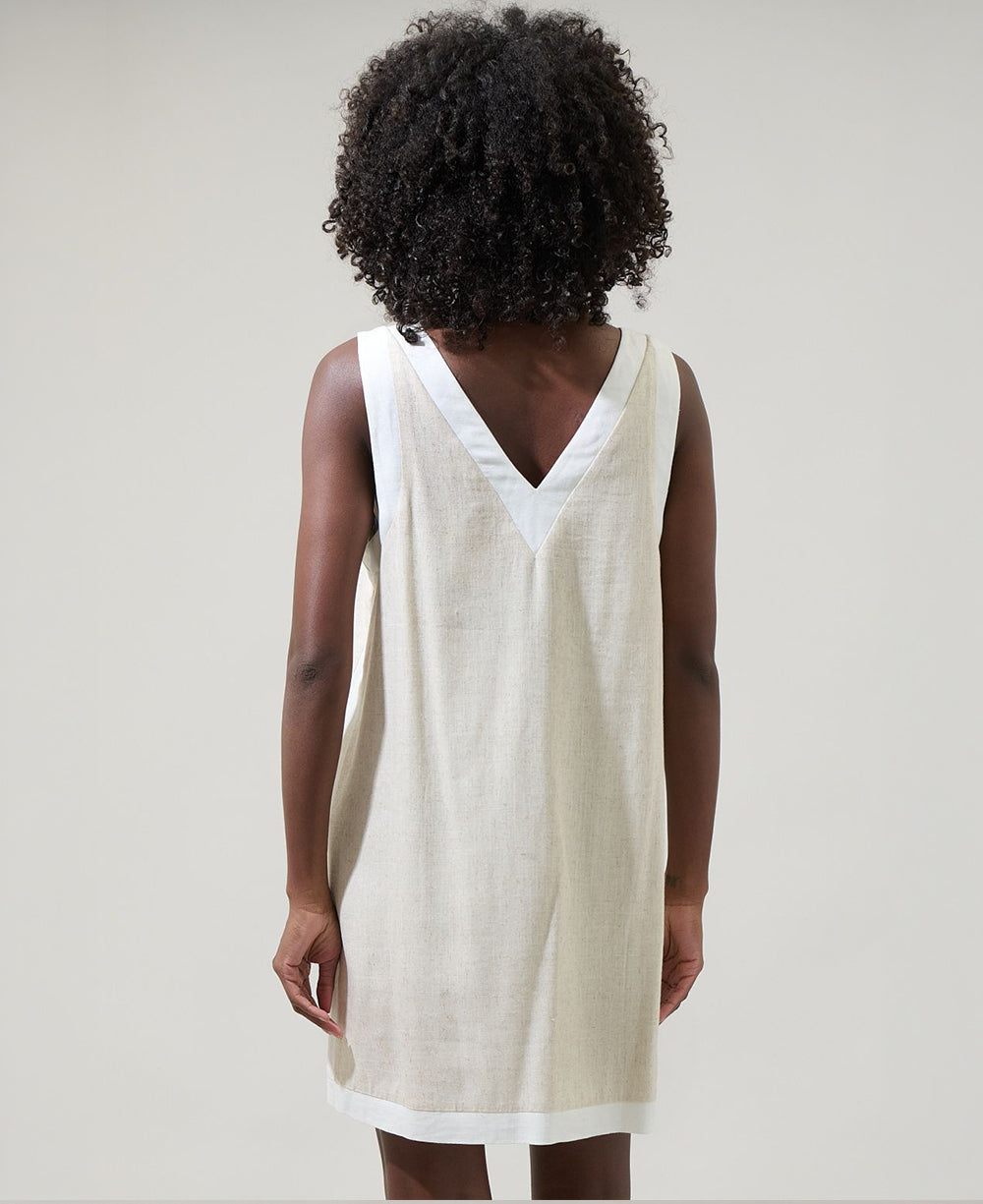 Sugarlips Analorra Colour Block Sleeveless Dress