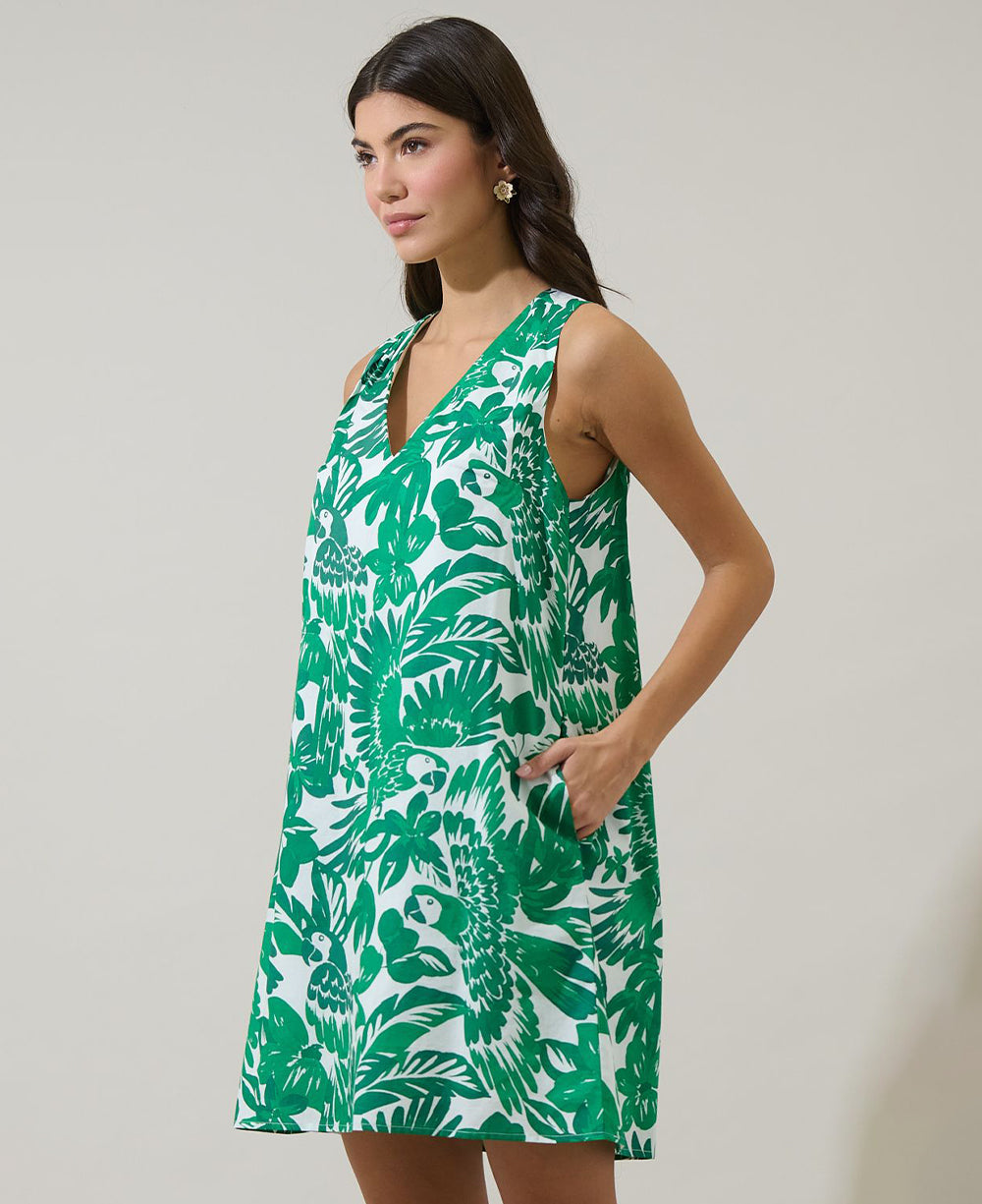 Sugarlips Masey Tropical Shift Dress