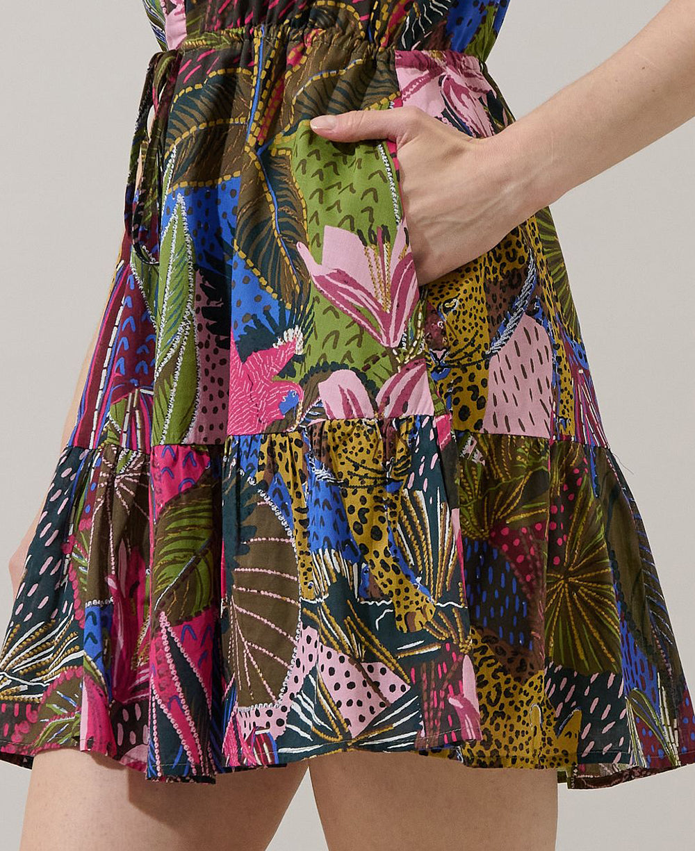 Sugarlips Jenla Floral Itzel Shift Mini Dress