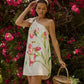 Sugarlips Lilibet Floral Kerra One Shoulder Mini Dress