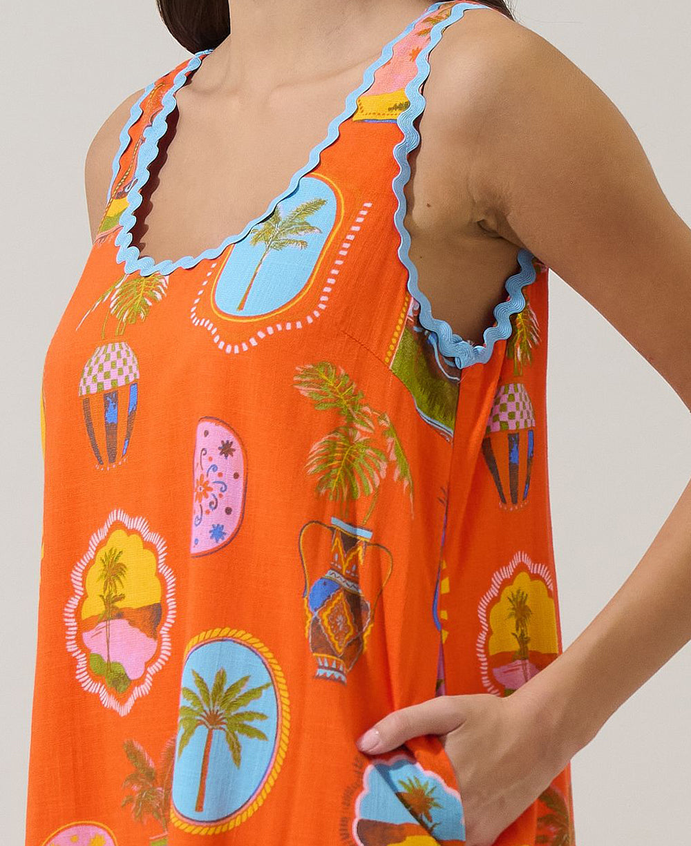 Sugarlips Maury Postcard Shift Dress