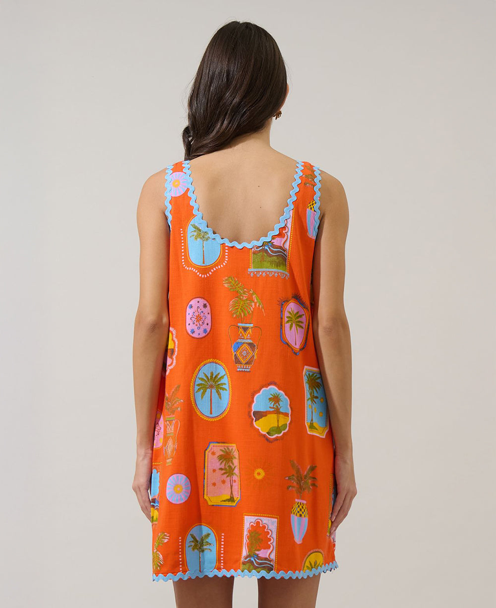 Sugarlips Maury Postcard Shift Dress