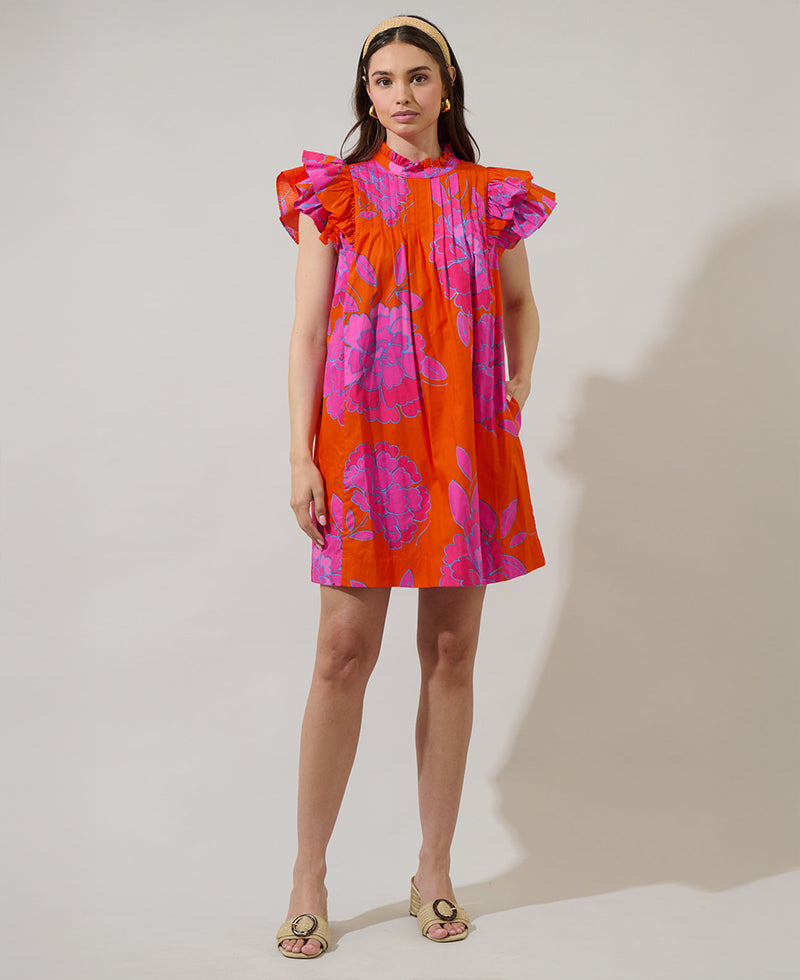 Sugarlips Nalani Floral Lovel Shift Mini Dress