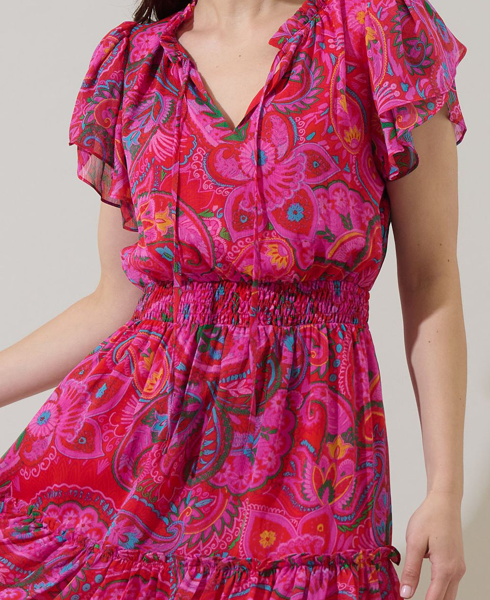 Sugarlips Anais Floral Ruffle Dress