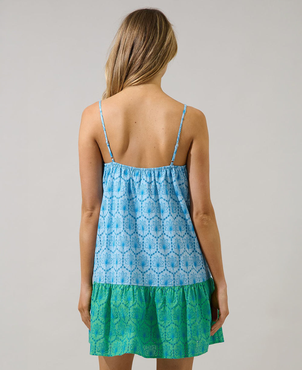 Sugarlips Mirada Eyelet Shift Dress