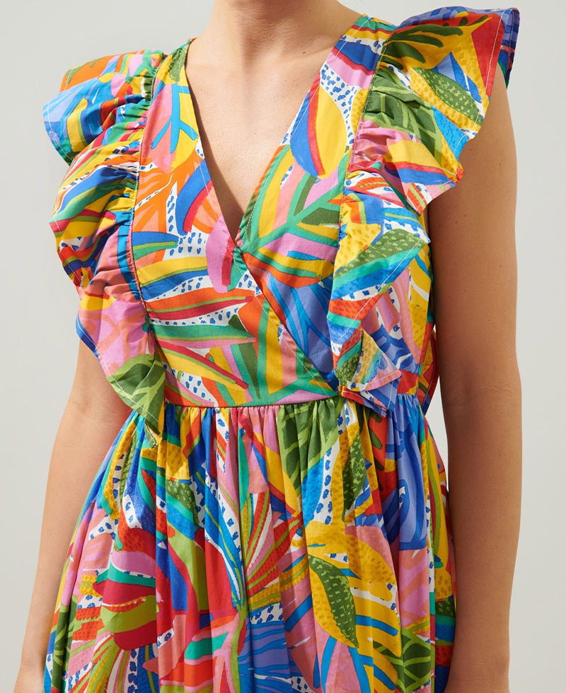 Sugarlips New Guinea Poplin Midi Dress