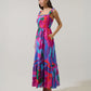 Sugarlips Vemmy Abstract Smocked Maxi