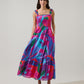 Sugarlips Vemmy Abstract Smocked Maxi