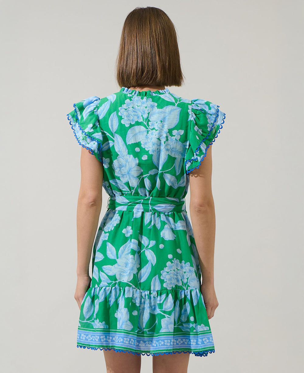 Sugarlips Verbena Floral Mini Dress