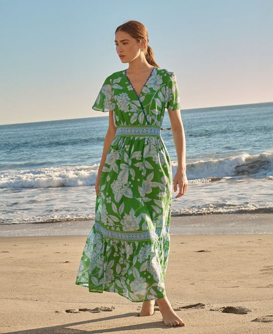 Sugarlips Verbena Floral Maxi Dress