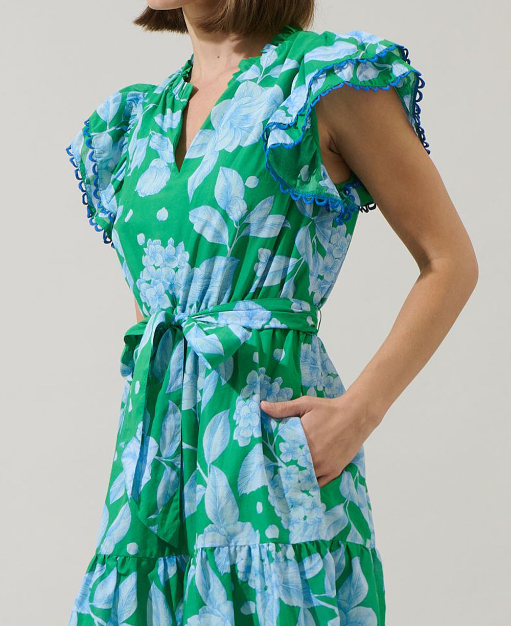 Sugarlips Verbena Floral Mini Dress