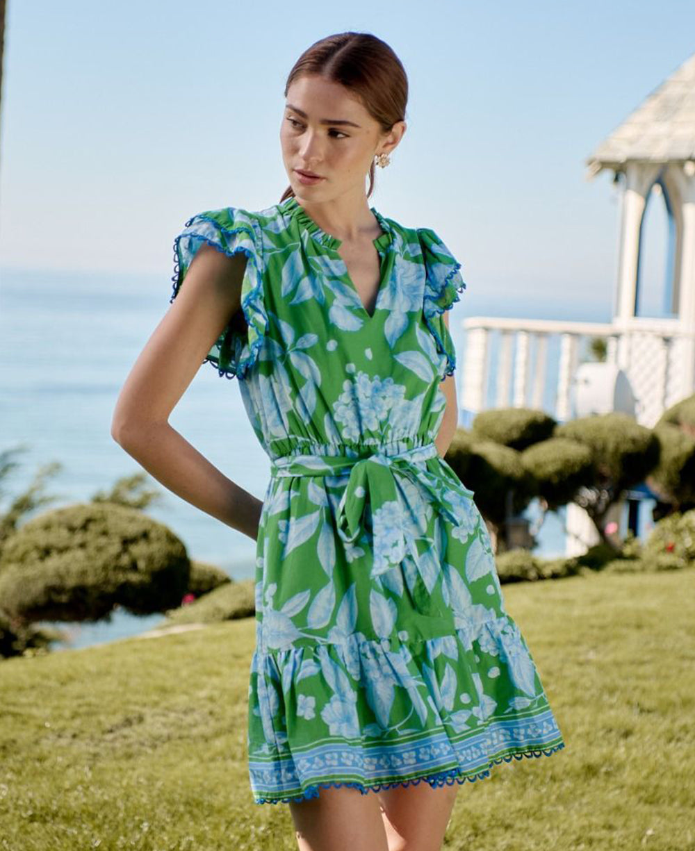 Sugarlips Verbena Floral Mini Dress