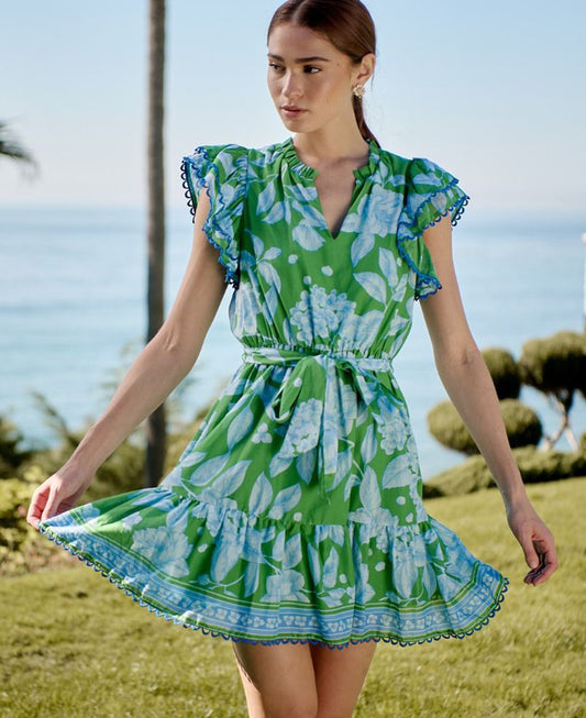 Sugarlips Verbena Floral Mini Dress