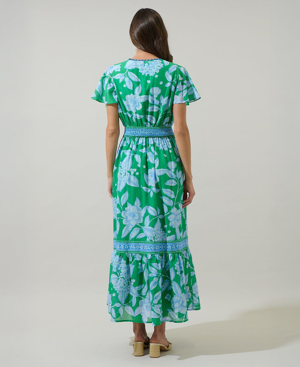 Sugarlips Verbena Floral Maxi Dress