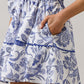 Sugarlips Virda Floral Split Neck Dress