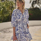 Sugarlips Virda Floral Split Neck Dress