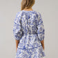 Sugarlips Virda Floral Split Neck Dress