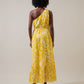 Sugarlips Joni Floral Elya One Shoulder Maxi
