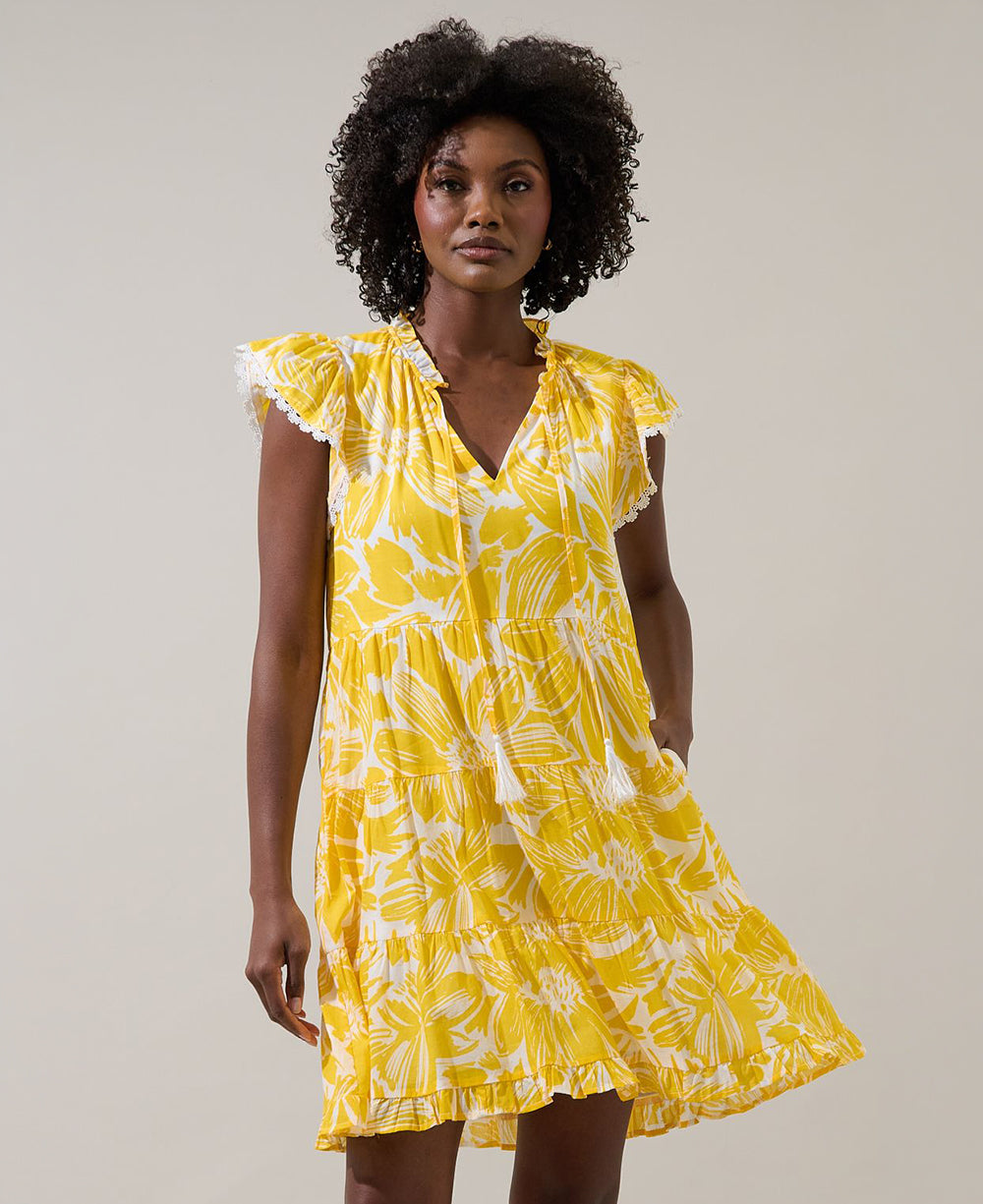 Sugarlips Joni Floral Shift Dress