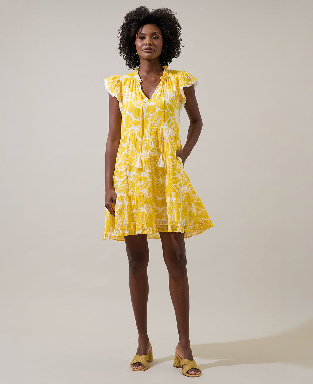 Sugarlips Joni Floral Shift Dress