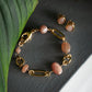 Velatti Link Bracelet with Sunstone