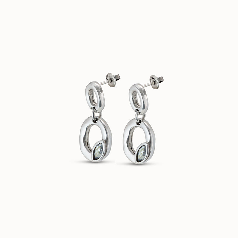 UNOde50 Together Earrings - Silver