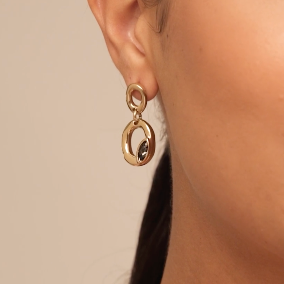 UNOde50 Together Earrings - Gold