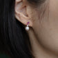 Tourmaline, Amethyst Akoya Pearl Studs
