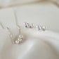 Triple Freshwater Baby Pearl Studs