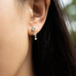 Triple Sparkle Drop Studs
