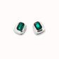 UNOde50 Emerald Cut Studs