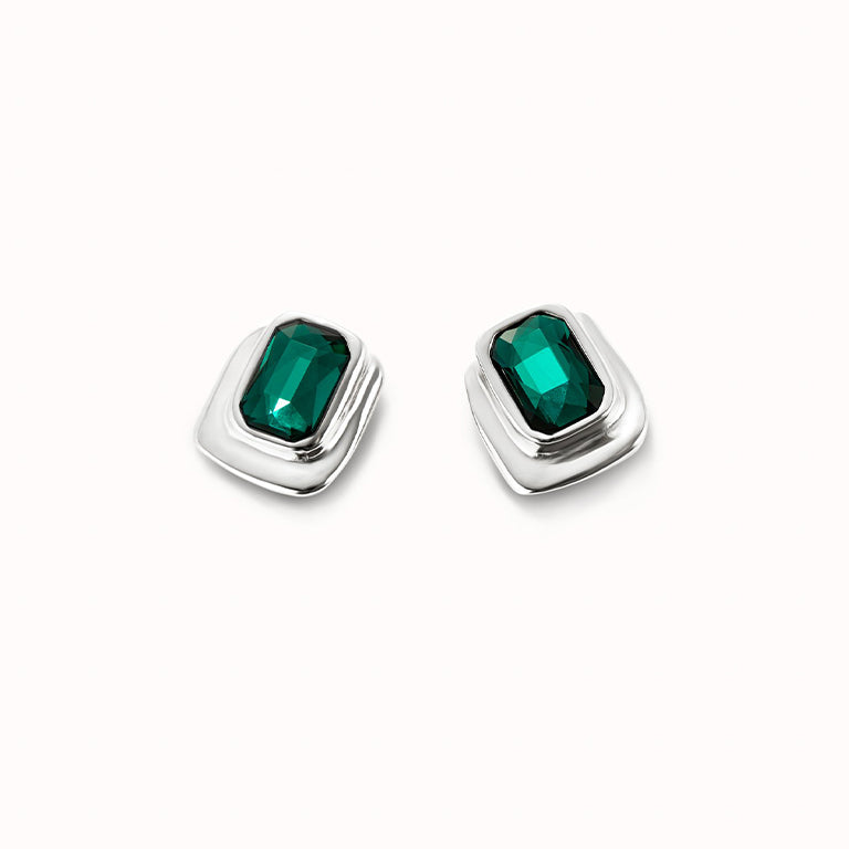 UNOde50 Emerald Cut Studs