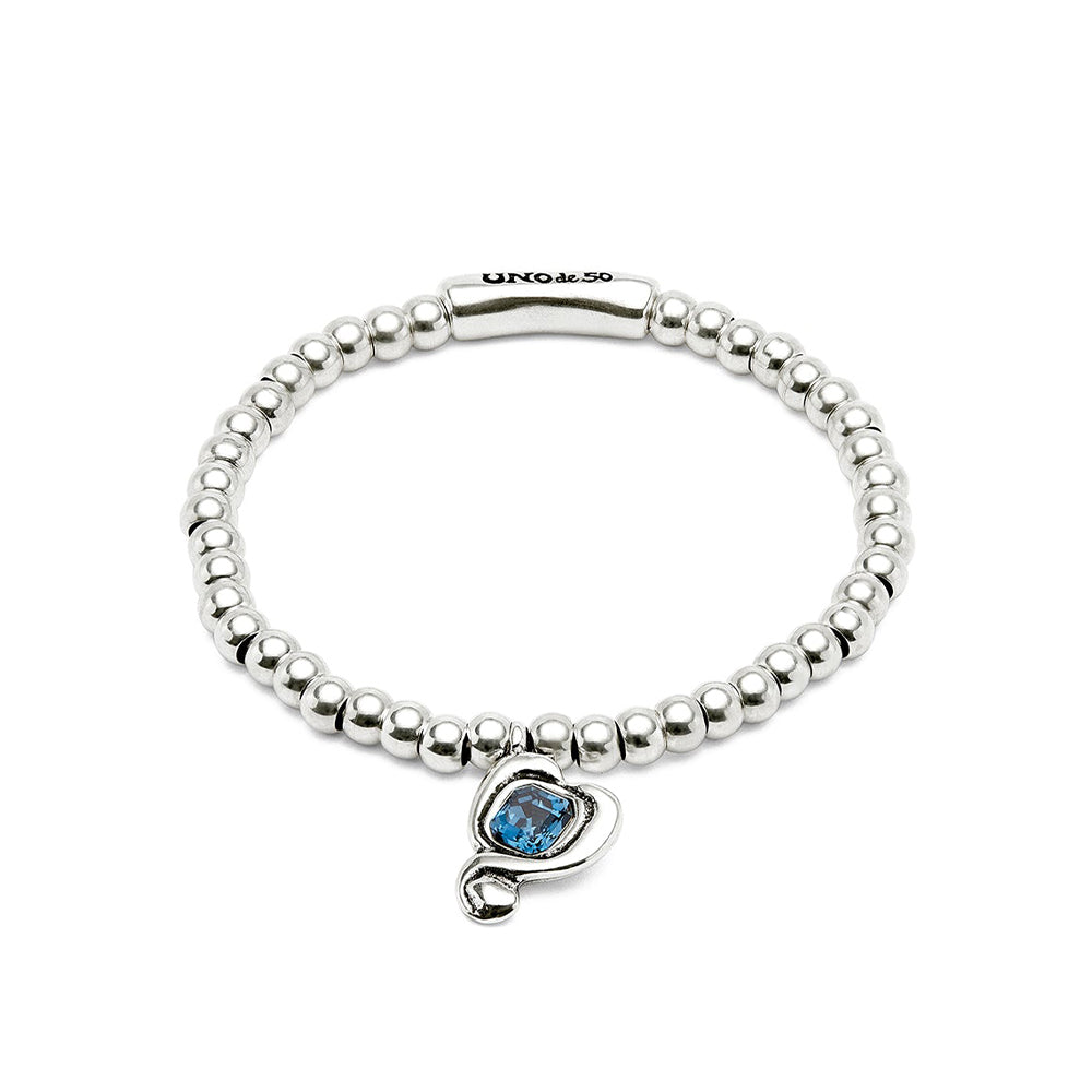 UNOde50 Heart Sparkle Bracelet with Swarovski Crystal