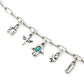 UNOde50 Paperclip Bracelet with 5 Charms