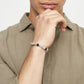 UNOde50 Beaded Bracelet with Black Murano Glass