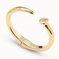 uno de 50 gold plated nail cuff