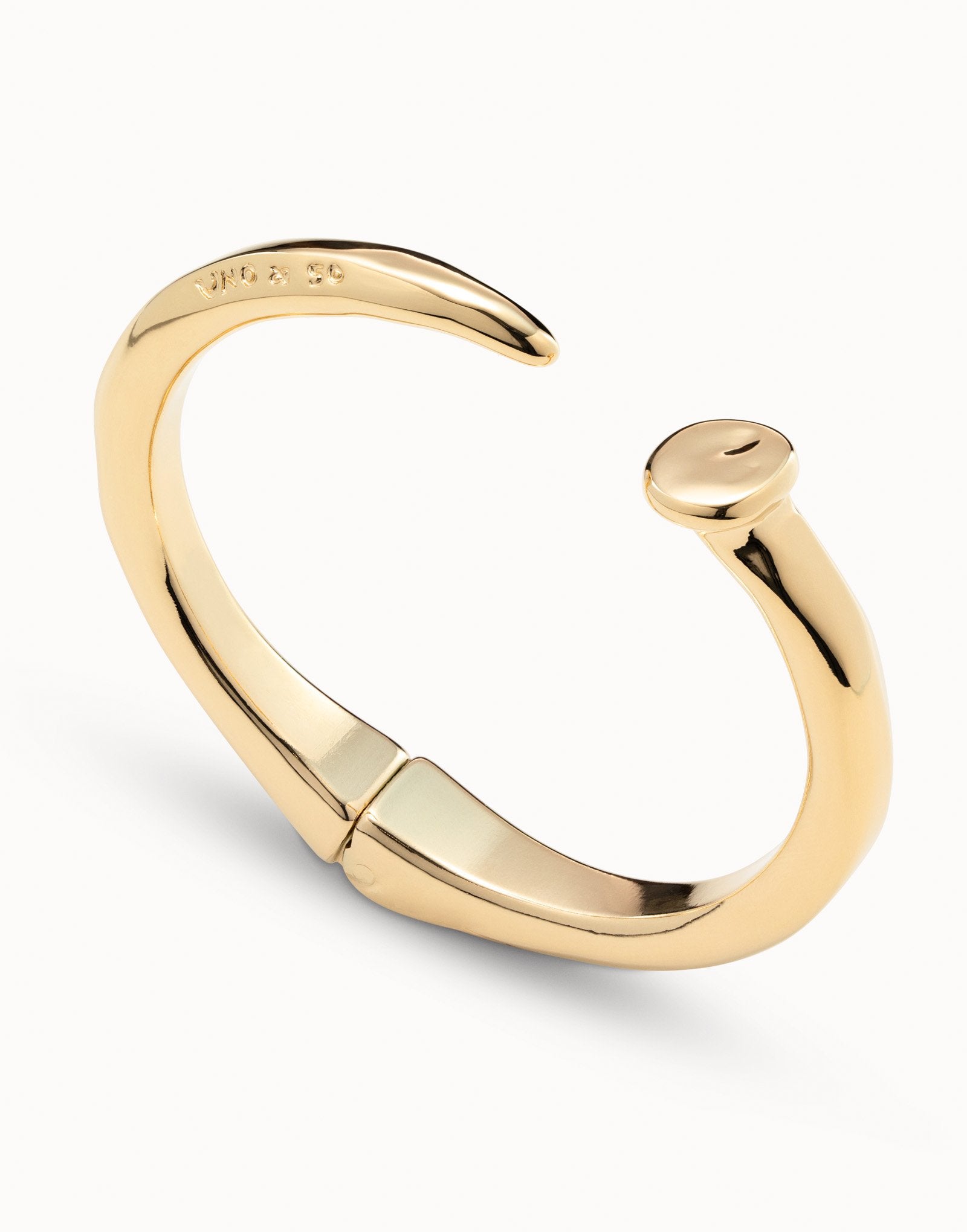 uno de 50 gold plated nail cuff