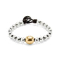 UNOde50 Intrepid Silver and Gold Bracelet