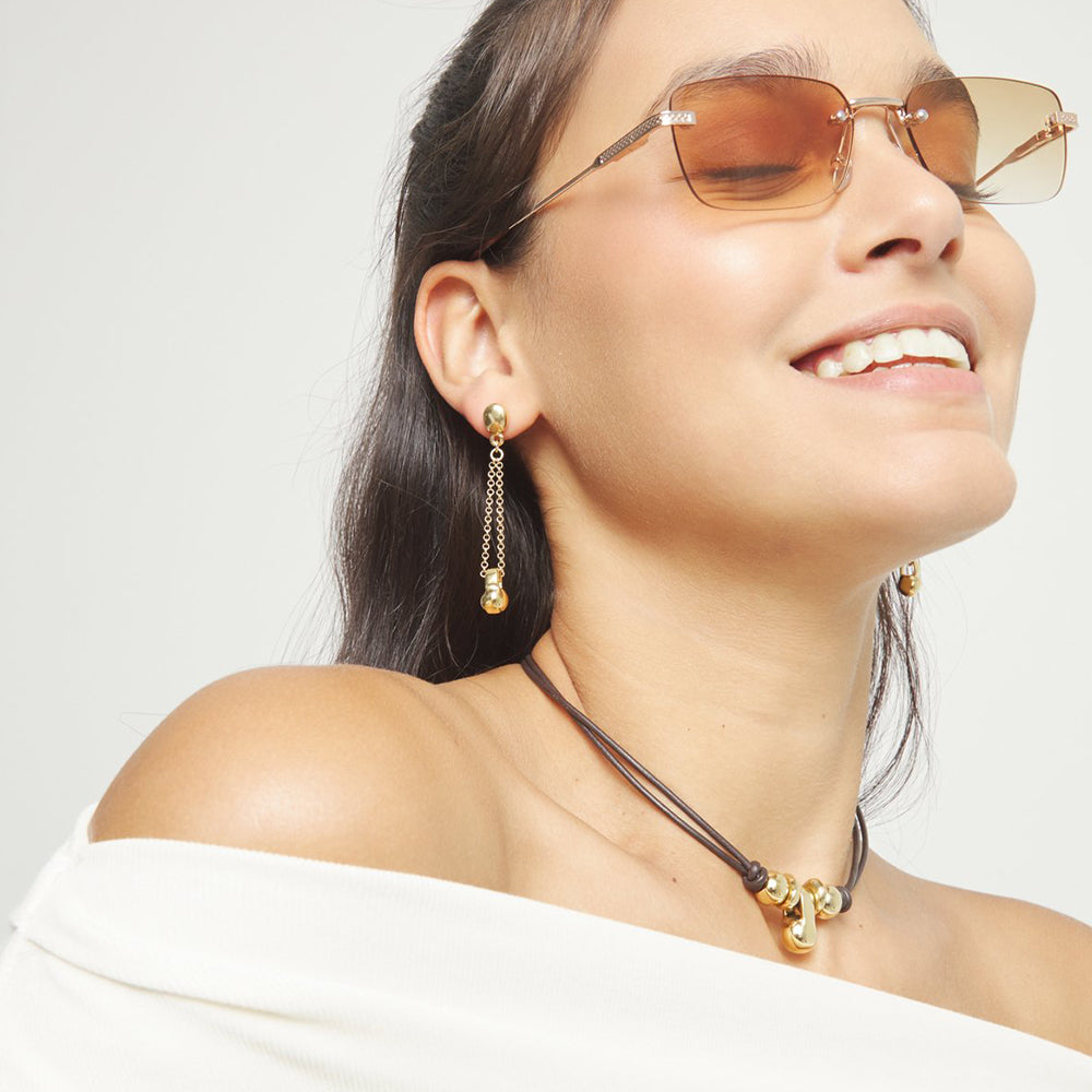 UNOde50 Long Drop Gravedad Earrings