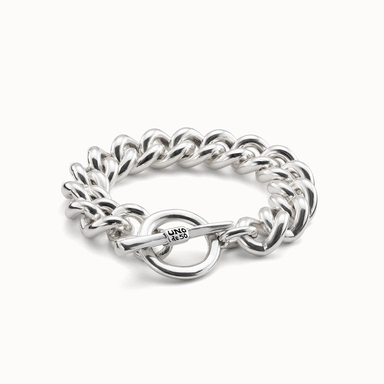 UNOde50 Electric Bracelet with Curb Chain