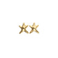 Arcadia Starfish gold Stud earrings