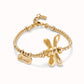 UNOde50 Dragonfly Bracelet Gold