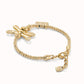 UNOde50 Dragonfly Bracelet Gold