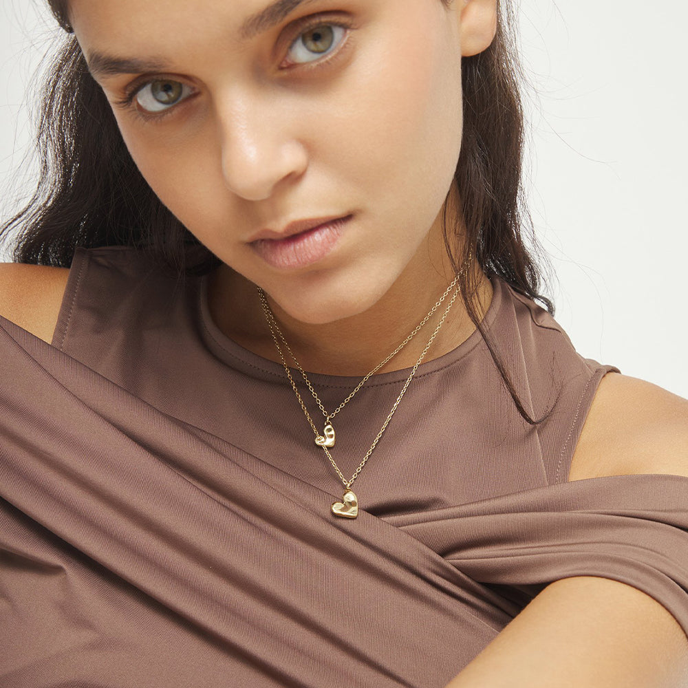 UNOde50 Double Layer Palpito Necklace