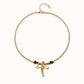 UNOde50 Dragonfly Short Necklace